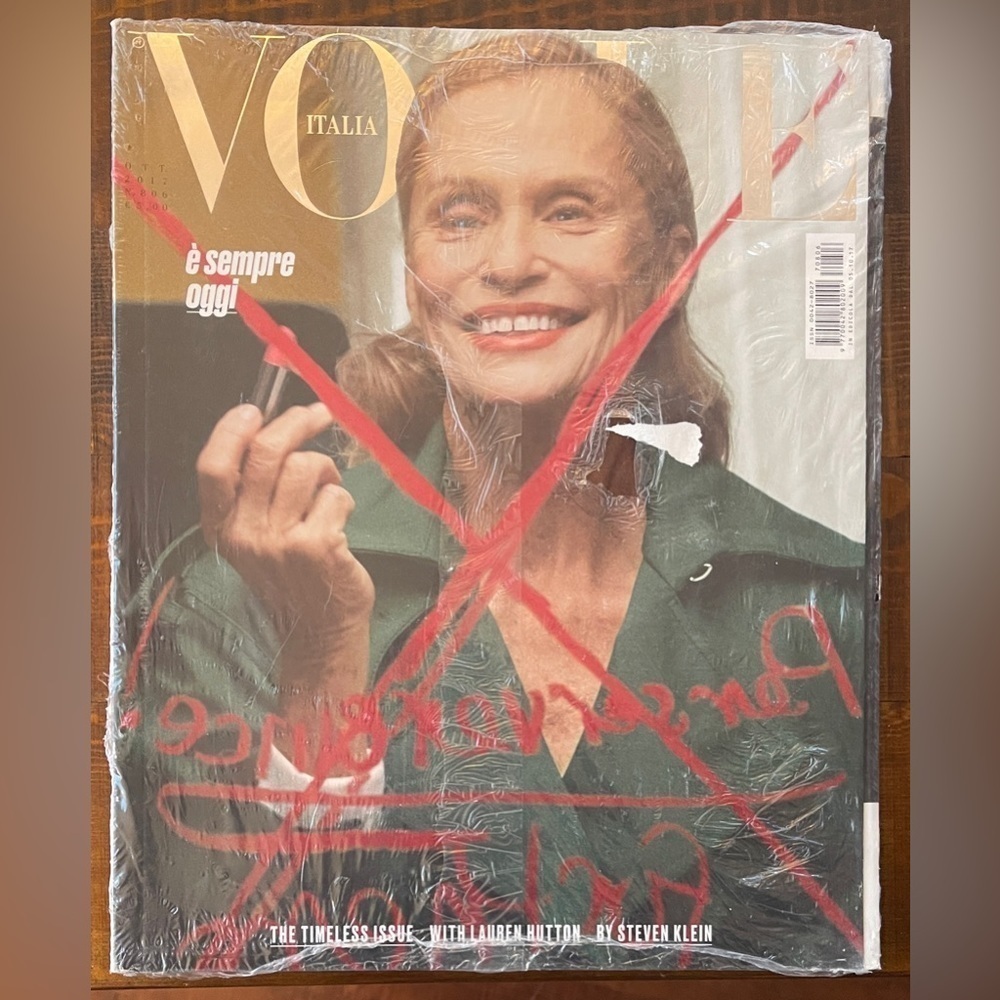 VOGUE Italia 806 October 2017 Hutton Klein Nars Teller Tarasieve Iman Norman
